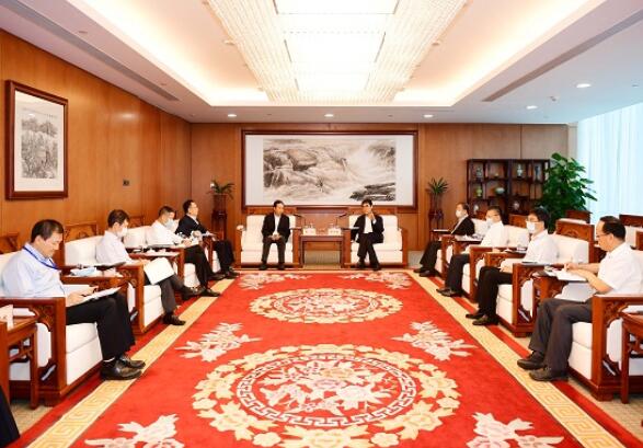 華能集團有限公司黨組書記、董事長舒印彪會見國開行董事長趙歡