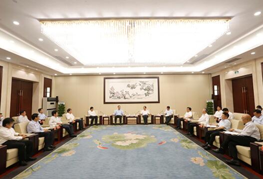 國家電網(wǎng)董事長毛偉明與浙江省委書記車俊、省長袁家軍會(huì)談