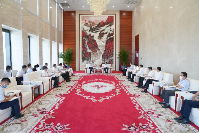 中國能建黨委書記、董事長汪建平會(huì)見陜西省副省長趙剛一行