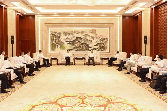 舒印彪拜會山東省委書記劉家義、省長李干杰