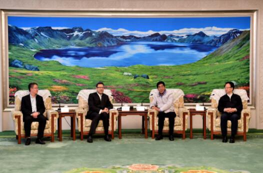 錢(qián)智民拜會(huì)吉林省委書(shū)記巴音朝魯、省長(zhǎng)景俊海并調(diào)研吉電股份