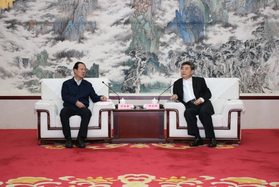 丁焰章拜會(huì)安徽省委常委、常務(wù)副省長(zhǎng)鄧向陽(yáng)
