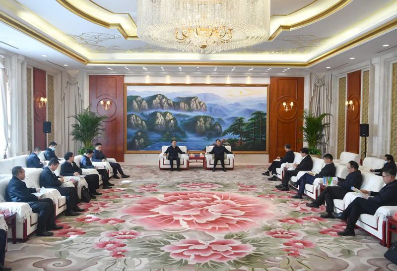 鄒磊拜會(huì)寧夏回族自治區(qū)黨委書記、人大常委會(huì)主任陳潤(rùn)兒