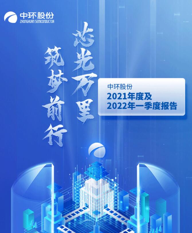 中環(huán)股份2021年度及2022年一季度報告：2022年Q1營收133.68億，同比增長79.13%！