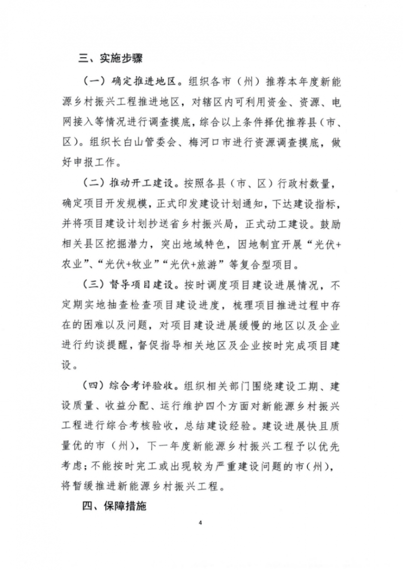 吉林省能源局發(fā)布全國(guó)首個(gè)出臺(tái)的省級(jí)“新能源+鄉(xiāng)村振興”方案！