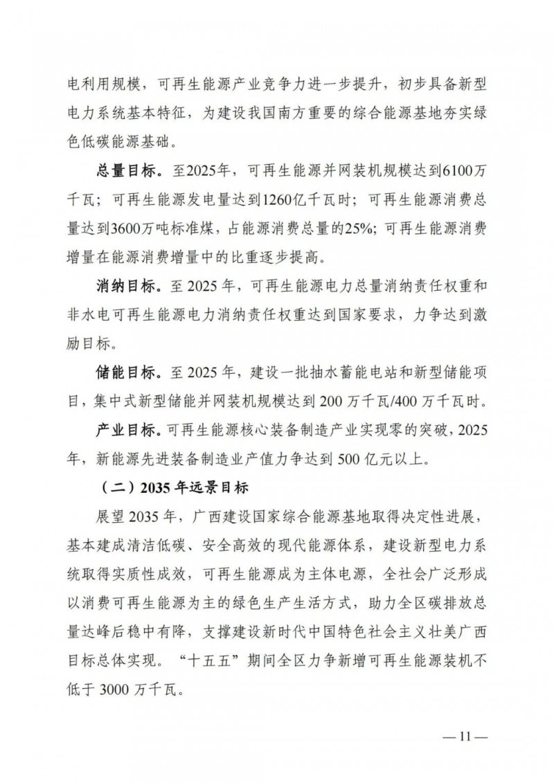 廣西“十四五”規(guī)劃：大力發(fā)展光伏發(fā)電，到2025年新增光伏裝機(jī)15GW！