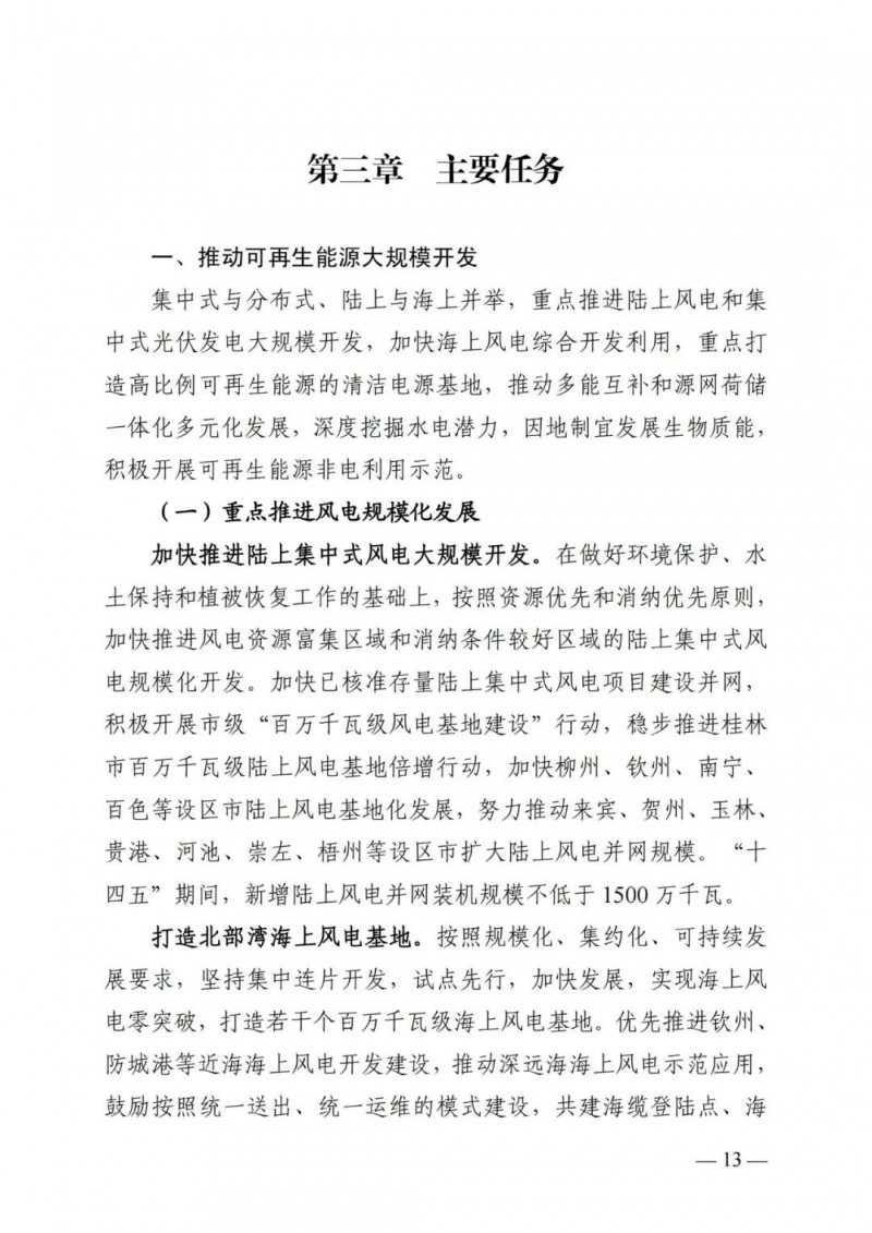廣西“十四五”規(guī)劃：大力發(fā)展光伏發(fā)電，到2025年新增光伏裝機(jī)15GW！