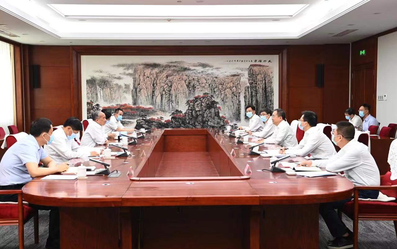 鄒磊拜會(huì)山西省委書記、省人大常委會(huì)主任林武