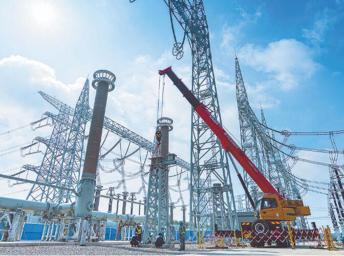 賦能京畿，北京東變電站擴(kuò)建忙