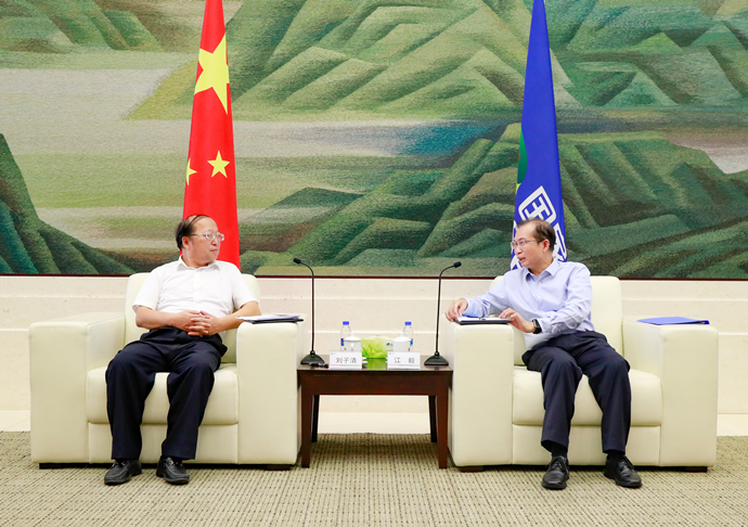 國(guó)家電投總經(jīng)理、黨組副書記江毅會(huì)見湖北省武漢市委常委、武漢經(jīng)開區(qū)工委書記劉子清