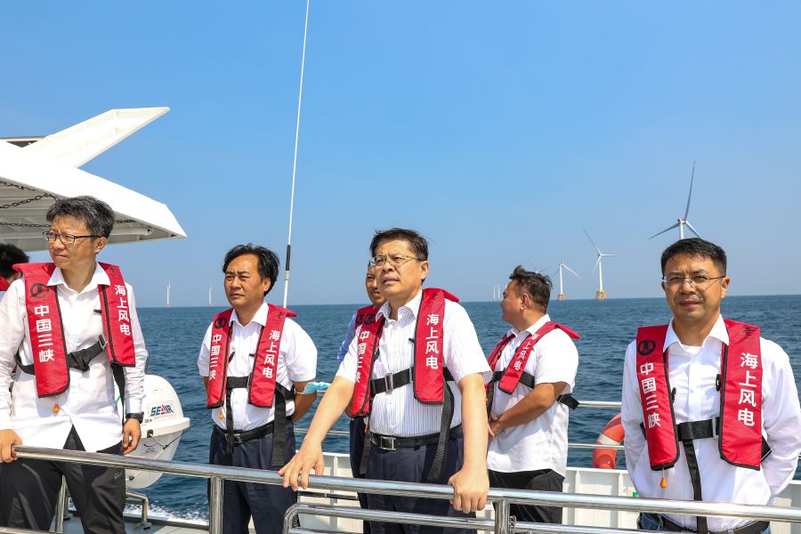 韓君赴廣東陽江、福建福州調(diào)研三峽集團(tuán)海上風(fēng)電項(xiàng)目