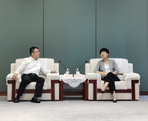 王小軍拜會廣西壯族自治區(qū)黨委常委、常務(wù)副主席蔡麗新