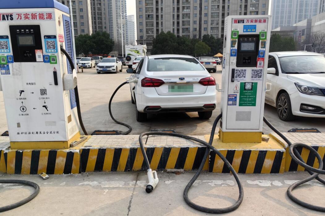 新能源車充電槍被扔積水中，對(duì)“城市家電”需多加愛(ài)護(hù)