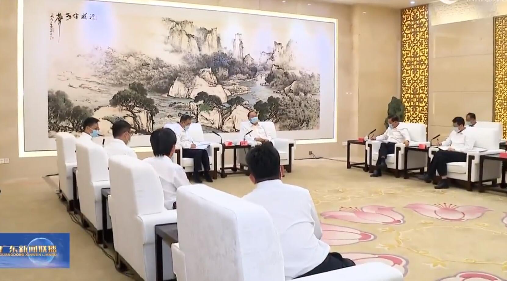 大唐集團(tuán)黨組書記、董事長(zhǎng)鄒磊拜會(huì)廣東省委書記黃坤明、省長(zhǎng)王偉中