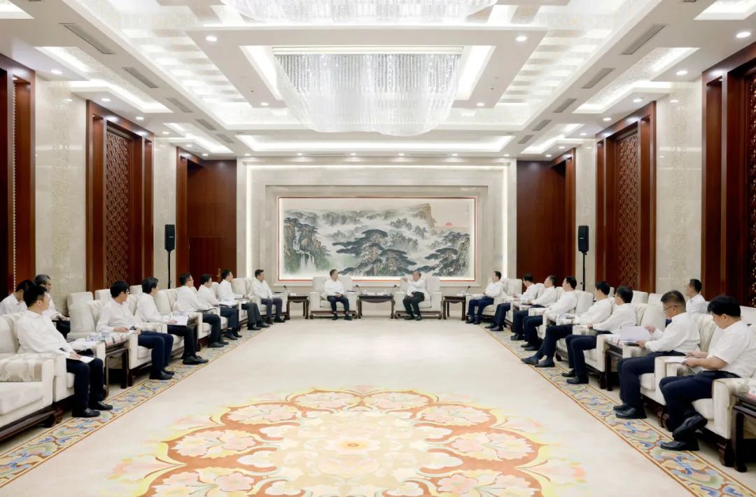 大唐集團鄒磊、劉明勝拜會山東省委書記林武、省長周乃翔