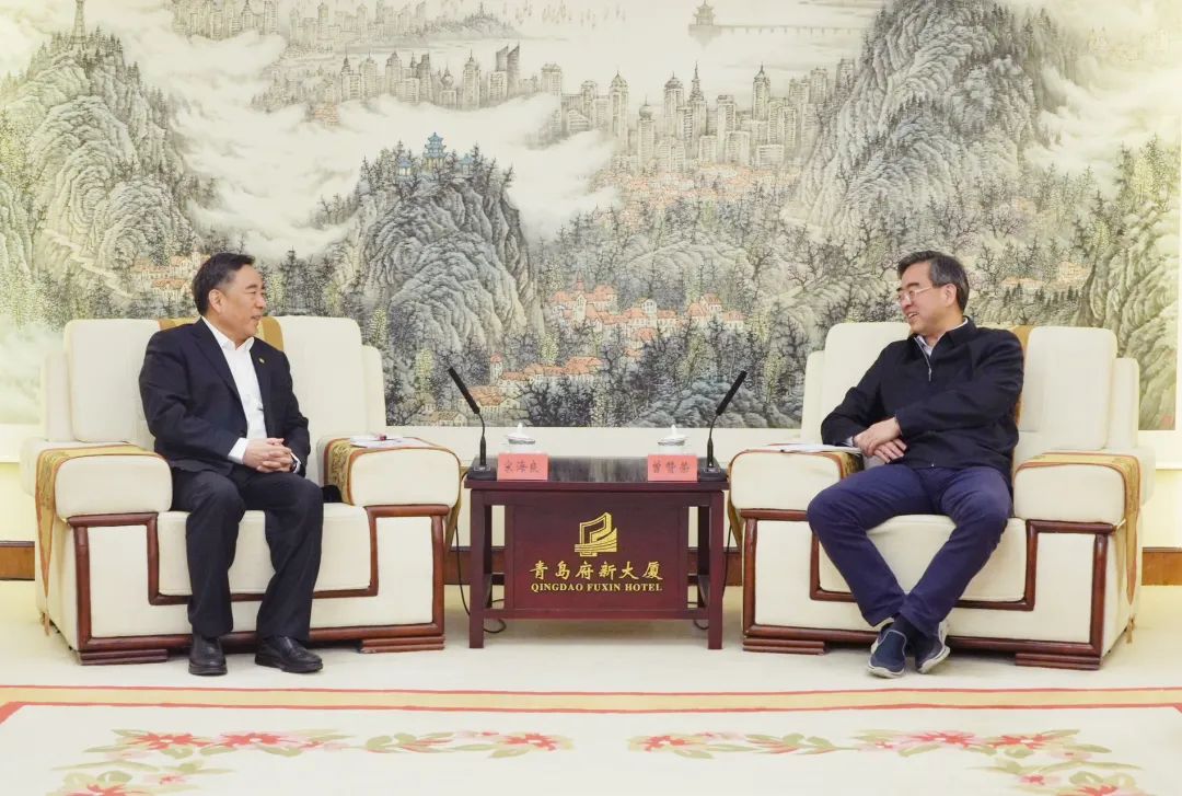 中國(guó)能建黨委書記、董事長(zhǎng)宋海良拜會(huì)山東省委常委、青島市委書記曾贊榮
