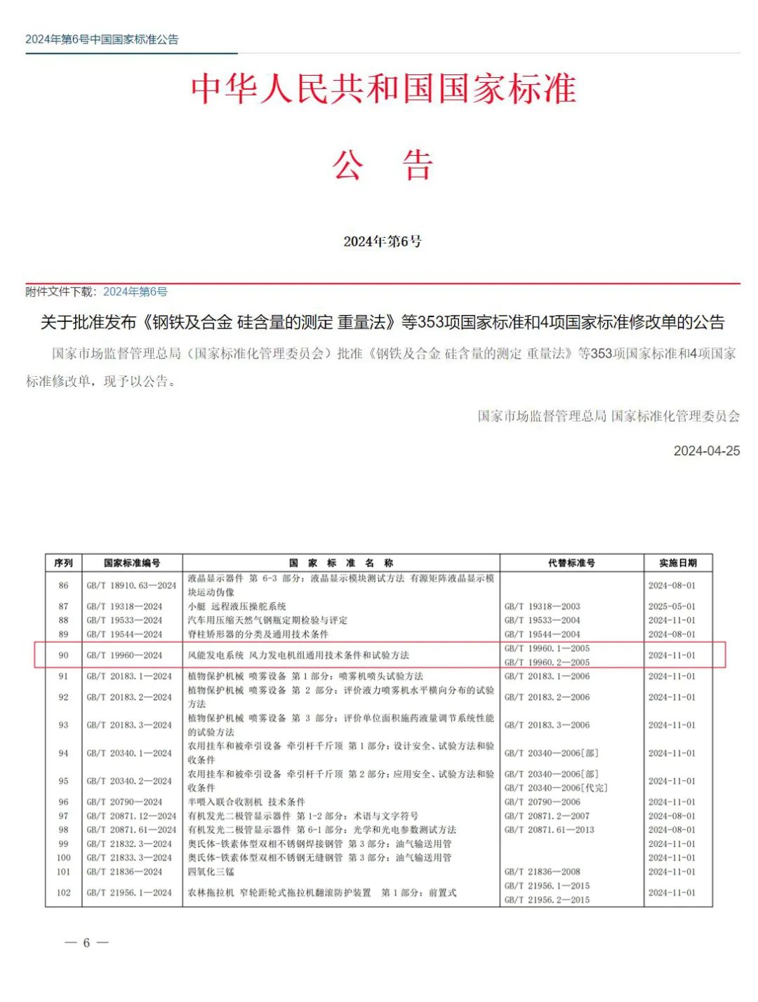 事關(guān)風(fēng)電基礎(chǔ)性通用標(biāo)準(zhǔn)，運(yùn)達(dá)股份牽頭新國(guó)標(biāo)將于11月1日起實(shí)施