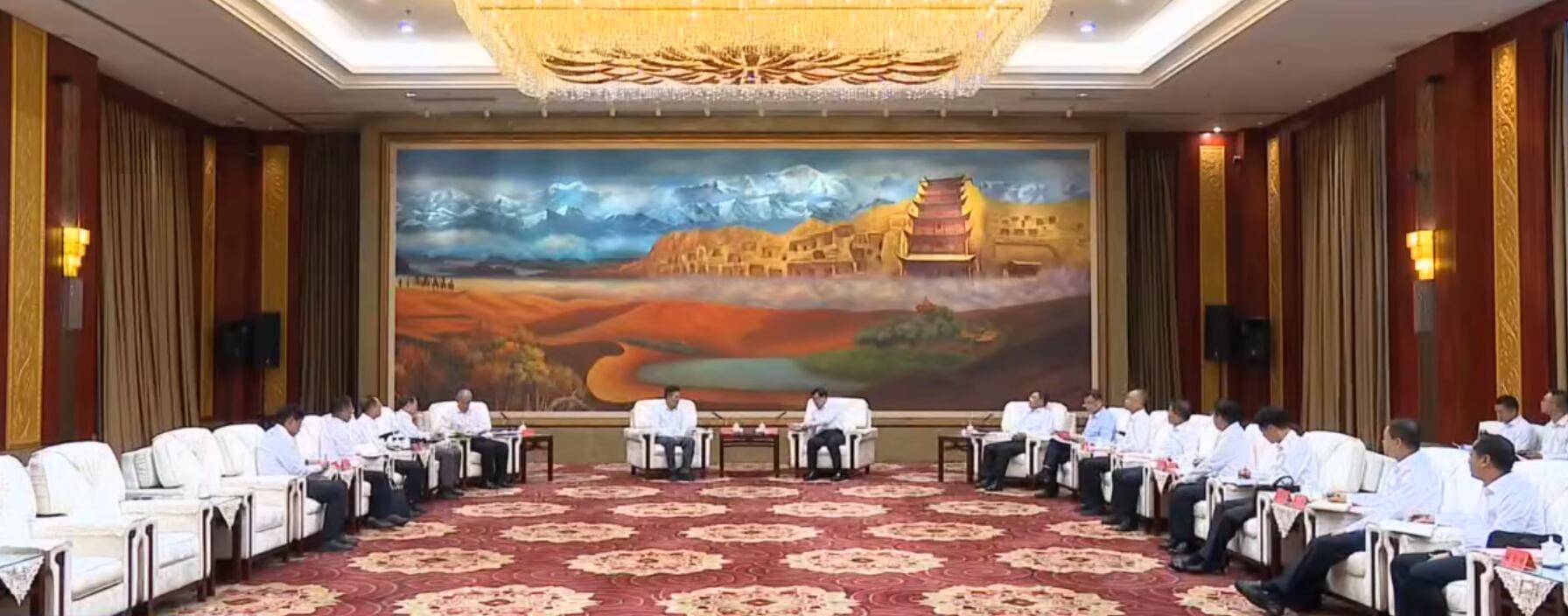 國(guó)家電投董事長(zhǎng)劉明勝、總經(jīng)理栗寶卿拜會(huì)甘肅省委書記胡昌升、省長(zhǎng)任振鶴