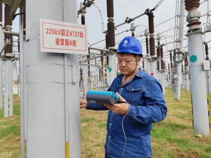 監(jiān)督檢查隱患電桿，全力保障電力安全