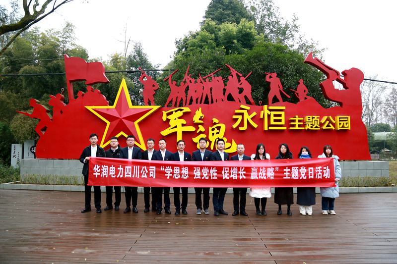 華潤電力四川公司聯(lián)合華潤集團(tuán)在川企業(yè)開展“學(xué)思想、強(qiáng)黨性、促增長、贏戰(zhàn)略”主題黨日活動(dòng)